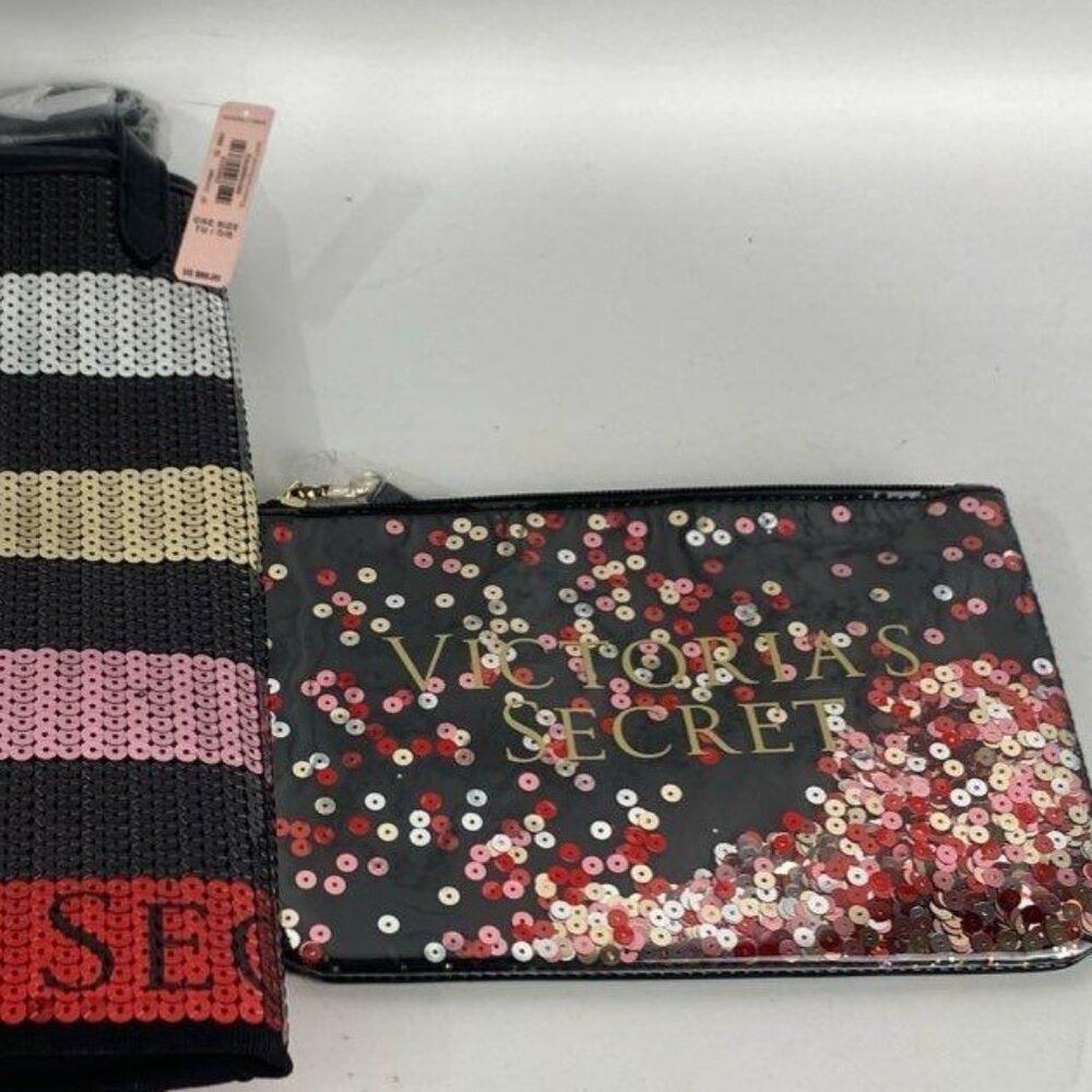 NWT VICTORIA’S SECRET SEQUIN TOTE BUNDLE - Picture 6 of 6
